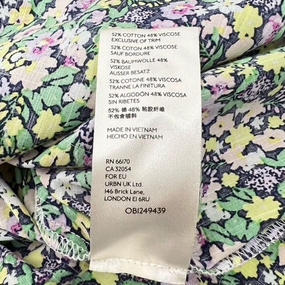 Maeve* By Anthropologie Small Multi-Color Floral Print women’s Long-Sleeve Blous - Picture 5 of 13